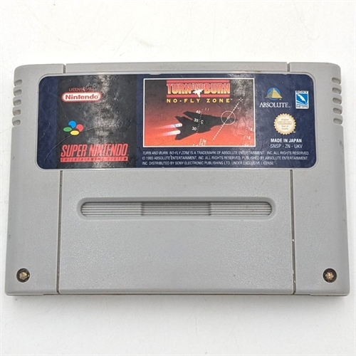 Turn and Burn No Fly Zone - Cartridge - SNES Spil - (UKV) (B Grade) (Genbrug)